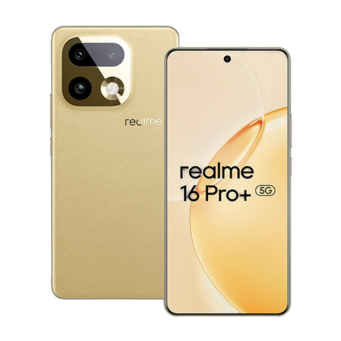 Realme 16 Pro+ 5G Dual Sim 12GB RAM 512GB - Gold (6941764482906)