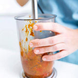 Gastroback Waring Light-Duty Quik Stik Frullatore ad immersione 175 W Nero, Acciaio inossidabile