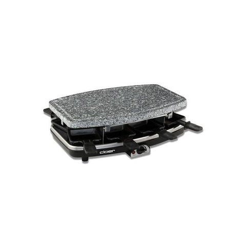 Cloer 6430 8persona(e) 1100W Nero, Grigio griglia per raclette