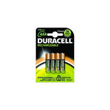 DURACELL RECHARGE PLUS BATTERIA MINI STILO AAA RICARICABILE NIMH 750MAH CONF. 4 PZ.