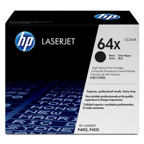 HP 64X High Yield Black Original LaserJet Toner Cartridge cartuccia toner 1 pz Originale Nero