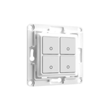 SHELLY WALL SWITCH 4 - PULSANTI FILARI DA PARETE 4 TASTI BIANCO CON SUPP REL