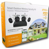 IMOU KIT VIDEOGRABADOR DE RED A 4 CH NVR 1080P INALÁMBRICO + 4 TELECAMARERAS + HD 1TB