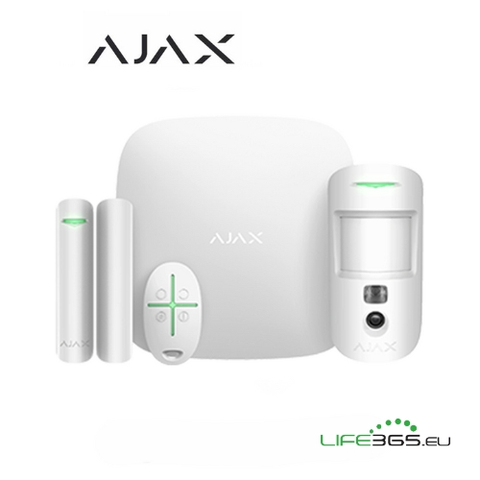 AJAX KIT DI BASE CON VIDEOCAMERA (STARTERKIT CAM) BIANCO