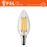Lampada Filamento Oliva - 4W 2700K E14 470LM