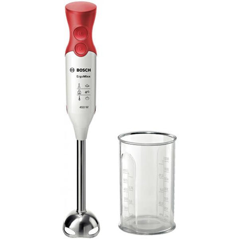 Bosch MSM64110 Frullatore ad immersione 450W Rosso, Bianco frullatore