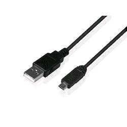 MEDIACOM M-CU3AMP CAVO DA USB-A A MICRO USB MASCHIO/MASCHIO 1.8 MT NERO