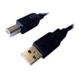 MEDIACOM M-CUBMM5T CAVO DA USB-A A USB B MASCHIO/MASCHIO 5 MT TRASPARENTE