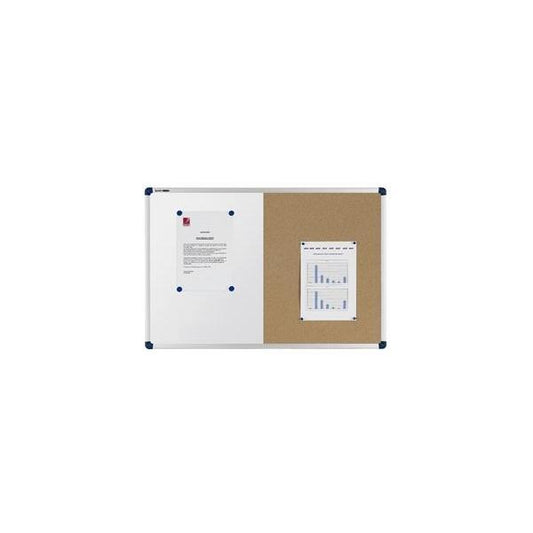 Nobo Elipse Combi bacheca magnetiche e accessori (Nobo 1902257 Classic Combi Felt Steel Noticeboard 900x600mm)