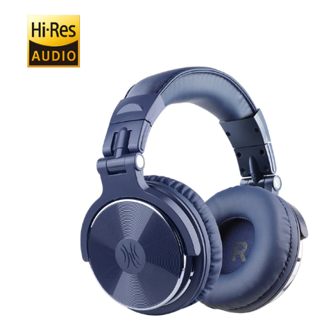 ONEODIO STUDIO PRO 10 HI-RES CUFFIE DJ CABLATE C/ SHAREPORTE E MICROFONO AZUL