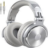 ONEODIO STUDIO PRO 10 HI-RES CUFFIE DJ CABLATE C/ SHAREPORTE E MICROFONO SILVER