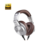ONEODIO A71 HI-RES CUFFIE DJ CABLATE AUDIO STEREO SILVER/BROWN