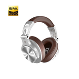 ONEODIO FUSION A70 HI-RES CUFFIE DJ WIRELESS E C/CAVO SILVER/BROWN
