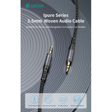 DEVIA CAVO AUDIO JACK DORATI 3,5 A 3,5 MM 1 METRO NERO