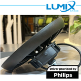 NERO FARO INDUSTRIALE 200W 160LM/W IP65 50.000H