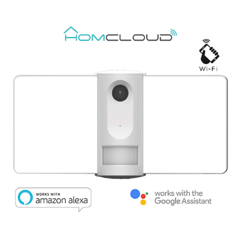 HOMCLOUD TELECAMERA WI-FI FLIGHT 1S CON LUCE, PIR E SIRENA OUTDOOR
