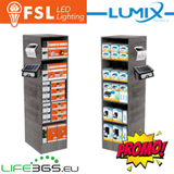 ESPOSITORE DA TERRA IN LEGNO FSL-LUMIX SPACE 40*50*150 CM