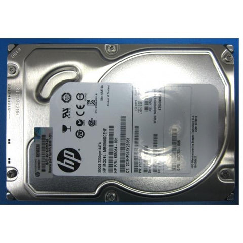 Hewlett Packard Enterprise 659571-001 disco rigido interno 3.5" 500 GB SATA HDD
