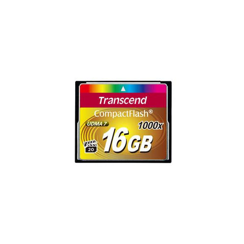 Transcend CompactFlash Card 1000x 16GB memoria flash MLC