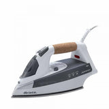 ARIETE 6232 FERRO DA STIRO A VAPORE 2.200W CAPACITA' 0.3LT PIASTRA INOX MANICO IN SUGHERO COLORE BIANCO/GRIGIO