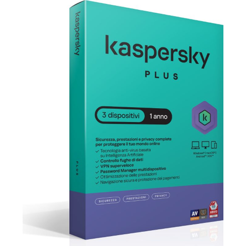 KASPERSKY PLUS 3DEV 1Y SUPERSLIM BOX