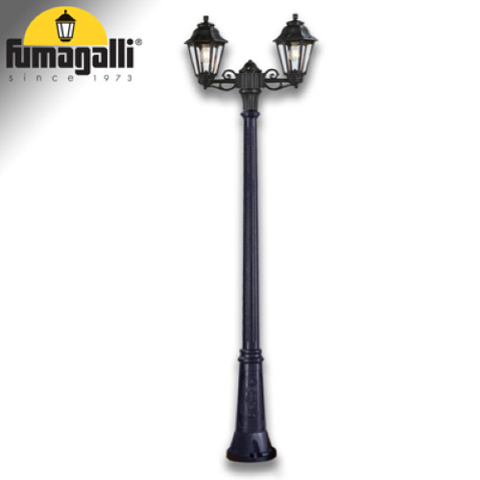 GIGI BISSO/ANNA 2L NERO TRASP E27 LED FILAMENTO 6,5W 2,7K - 209 CM