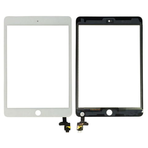 APPLE TOUCH SCREEN IPAD MINI 3 A1599 A1600 CON CONNETTORE IC BIANC
