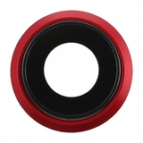 APPLE CORNICE FOTOCAMERA POSTERIORE E OBIETTIVO PER IPHONE 8 RED