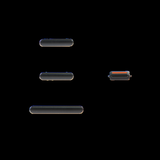 APPLE PULSANTI VOLUME+MUTE+POWER ON/OFF PER IPHONE 11 NERI