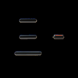 APPLE PULSANTI VOLUME+MUTE+POWER ON/OFF PER IPHONE 11 PRO NERI
