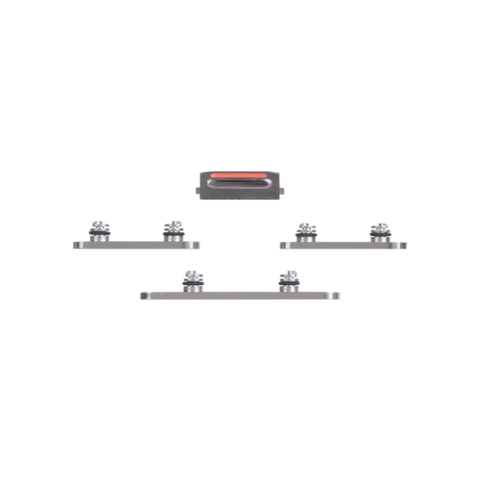 APPLE SET PULSANTI LATERALI PARA IPHONE 14PRO / 14PRO MAX PLATA