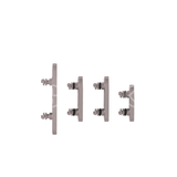 APPLE SET PULSANTI LATERALI PER IPHONE 15 PRO/15 PRO MAX BIANCO TITANIO