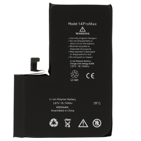 APPLE IP 14 PRO MAX BATTERIA DIAGNOSTICA 4323 MAH NERO S+
