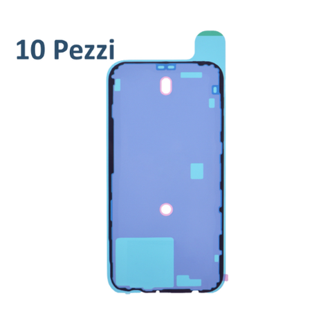 APPLE ADESIVO FRONTALE LCD PER IPHONE 15 PRO NERO BUSTA DA 10PZ