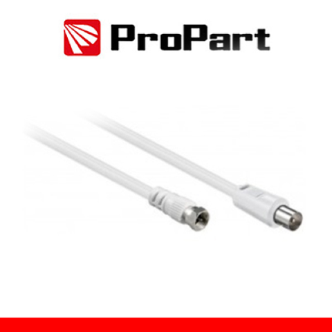 PROPART CAVO ANTENA TV IEC 1.5M SP - SP F BIANCO