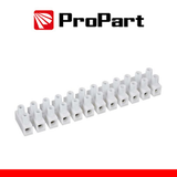 PROPART MORSETTIERA BIANC 12POLI 60A-25MM2 FORMA A U 380V STECCA10PZ