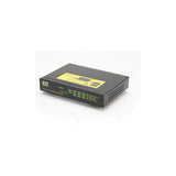 KTI Networks KSD-541-HP Commutatore di rete non gestita Fast Ethernet (10/100) Supporto Power over Ethernet (PoE) Nero, Giallo switch di rete