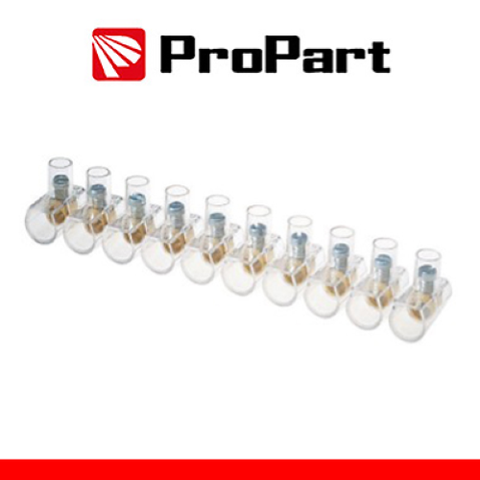 PROPART MORSETTI VOLANTI TRASP. 10POLI 2.5MM2 10STECCHE DA 10PZ CADA