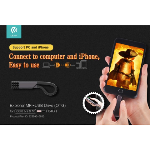 PEN DRIVE 64GB OTG x APPLE CERT MFI 64GB