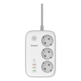 PRESA MULTIPLA ENERGIZER 3 SCHUKO + 4 USB A CON INTERRUTTORE E WIFI