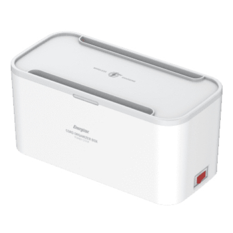 PRESA MULTIPLA ENERGIZER 5 SCHUKO + 3 USB A + CARGADOR INALÁMBRICO EN CAJA