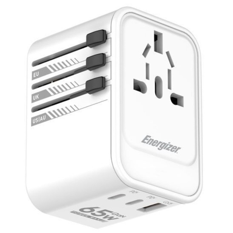 PRESA DA VIAGGIO INTERNAZ.PD65W 2 USB C 1 X USB A TRAVEL PLUG