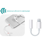 DEVIA ADATTATORE PER AUDIO JACK 3,5 A APPLE LIGHTNING IPHONE