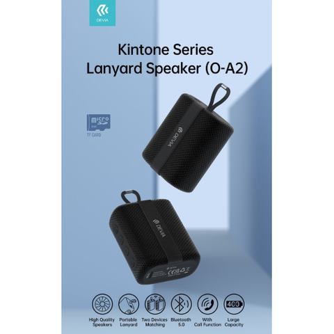 DEVIA ALTOPARLANTE BLUETOOTH 5.0 LANYARD O-A2 5 WATT EM503 KINTONE