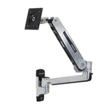 Ergotron LX Sit-Stand Wall Mount LCD Arm 106,7 cm (42") Acciaio inossidabile