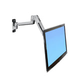 Ergotron LX Sit-Stand Wall Mount LCD Arm 106,7 cm (42") Acciaio inossidabile
