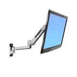Ergotron LX Sit-Stand Wall Mount LCD Arm 106,7 cm (42") Acciaio inossidabile