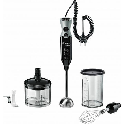 Bosch MSM67170 frullatore Frullatore ad immersione Nero, Argento 750 W