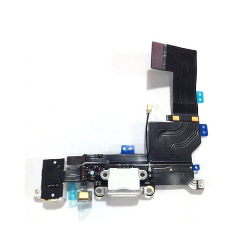 APPLE CONNETTORE DOCK CARICA ORIGINALE AUDIO PER IPHONE 5S SILVER