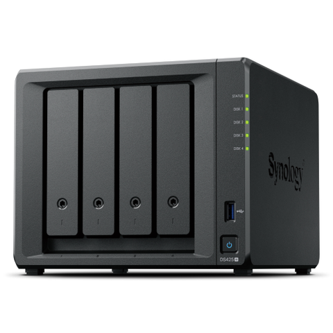 NAS SYNOLOGY DS425+ 4HD SATA2+2GB S ODIMM 1P RJ45/1GBE/1P 2.5GBE